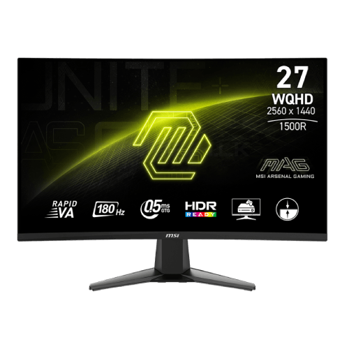 - Order Now! - 27" MSI MAG 27CQ6F VA 180Hz WQHD (2560x1440) Amd Freesync Curved Gaming Monitor - Order Now! - 27" MSI MAG 27CQ6F VA 180Hz WQHD (2560x1440) Amd Freesync Curved Gaming Monitor