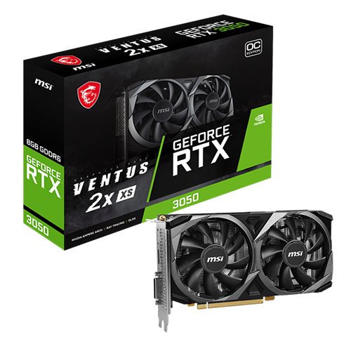 - Order Now! - MSI RTX 3050 VENTUS 2X XS 8GB OC Graphics Card - Order Now! - MSI RTX 3050 VENTUS 2X XS 8GB OC Graphics Card